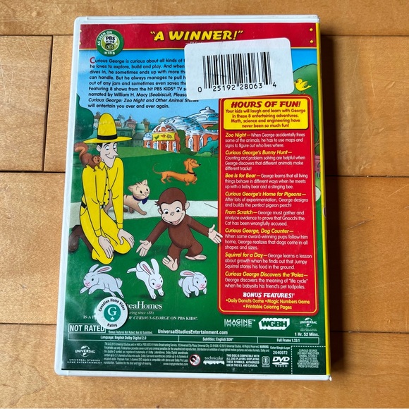 Curious George DVD Set - Picture 5 of 6